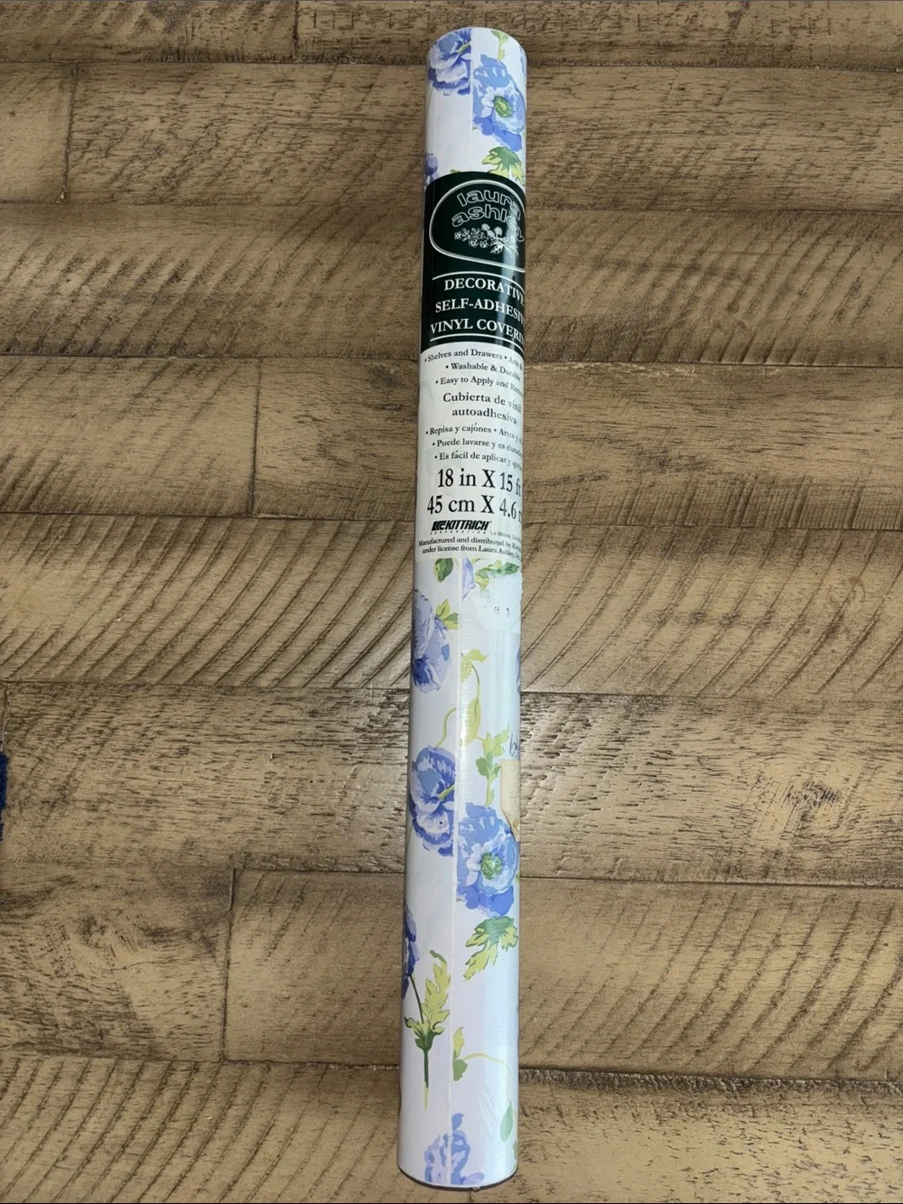 Laura Ashley Vintage Freshford Saphire Self-Adhesive Vinyl Roll